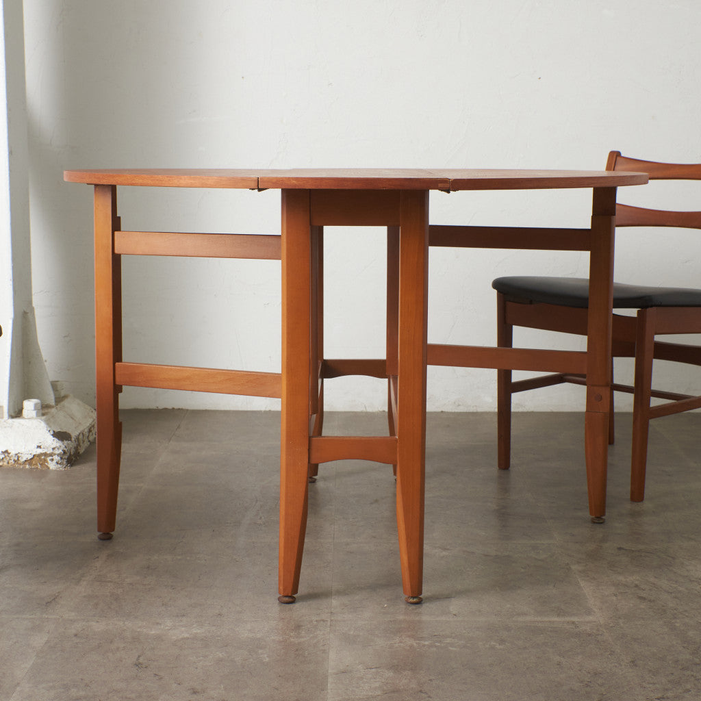 ヴィンテージ ドロップリーフ ゲートレッグテーブル