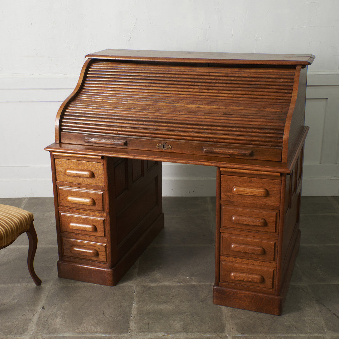 クラシック ロールトップデスク