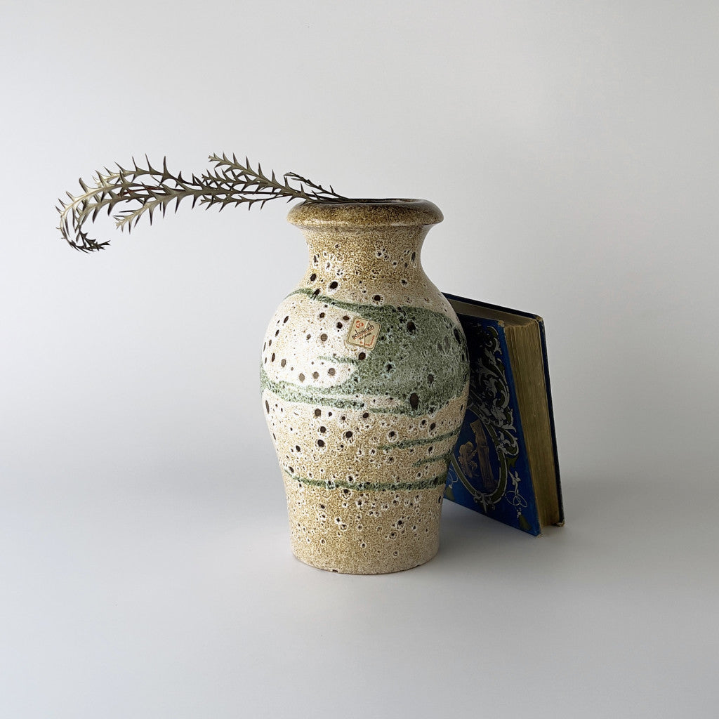 西ドイツ ヴィンテージ Fat Lava フラワーベース Scheurich