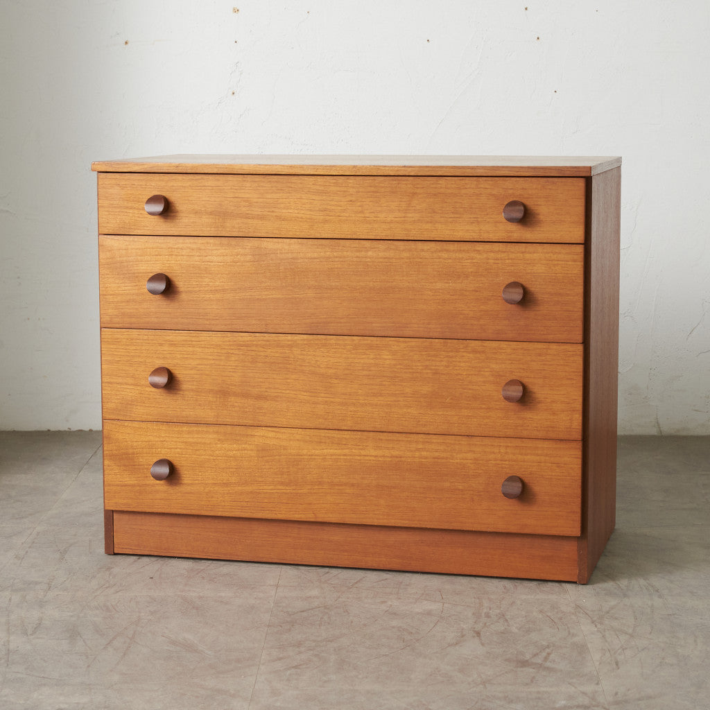 英国ヴィンテージ 4段チェスト