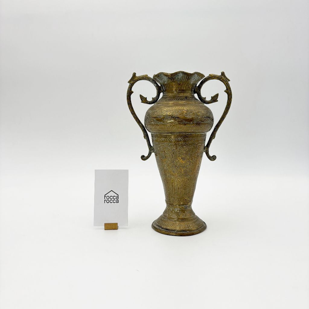 真鍮 ハンドル付きベース