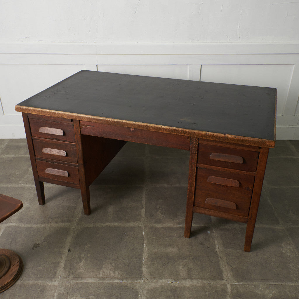 アメリカアンティーク 両袖デスク