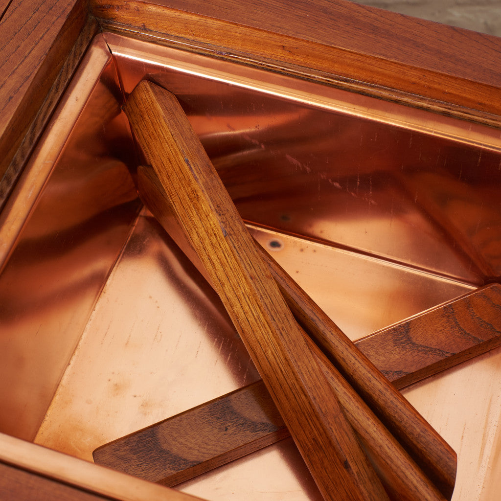 欅材関東長火鉢