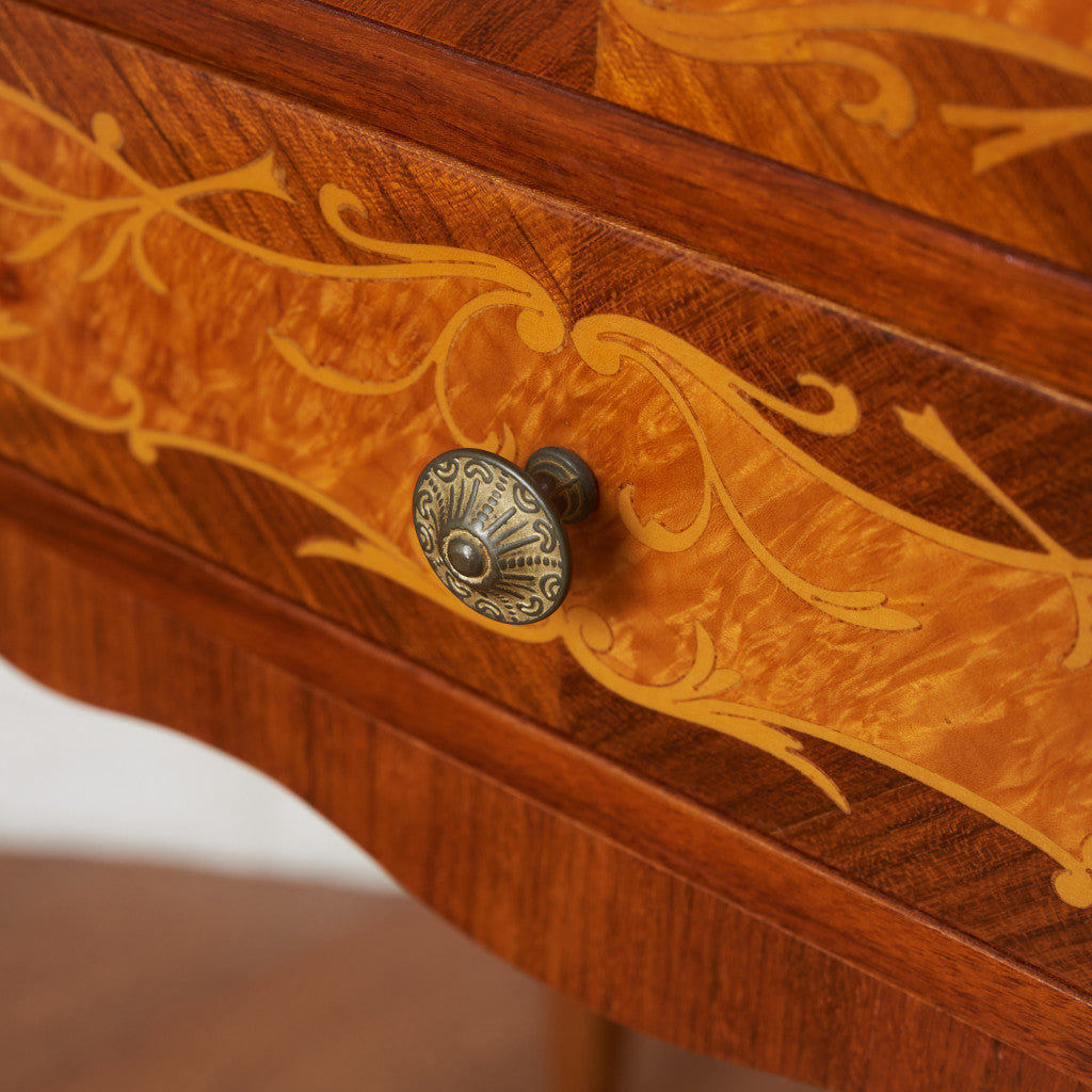 イタリア製 ミラー付き サイドテーブル