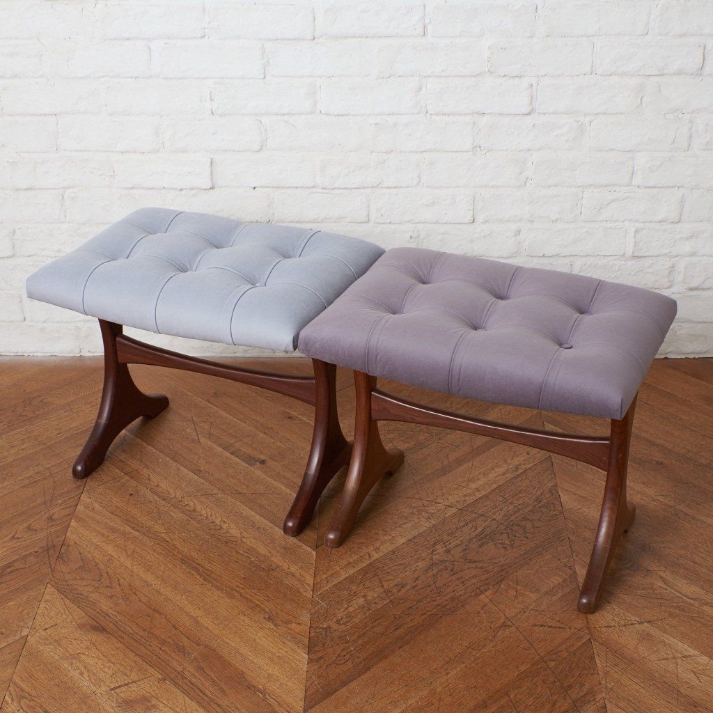 Fresco ホエールレッグ ドレッシングスツール(6820) / 張替済