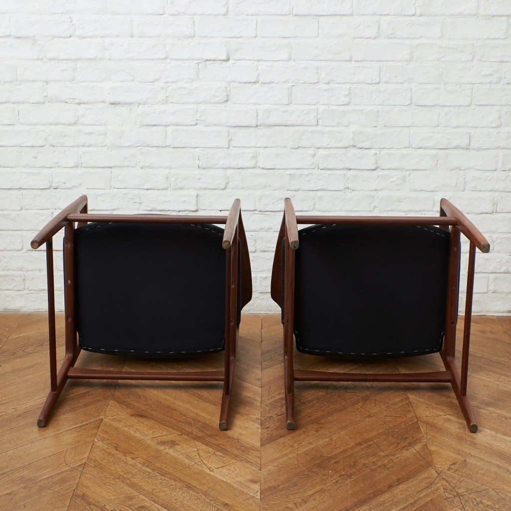 Danish カーバーチェア (4513) 2脚セット / 張替品|ジープラン G-PLAN|イブコフォードラーセン Ib Kofod Larsen (1921-2003)