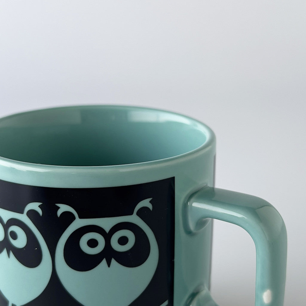 Hornsea x Magpie マグカップ Owls on Branch Teal