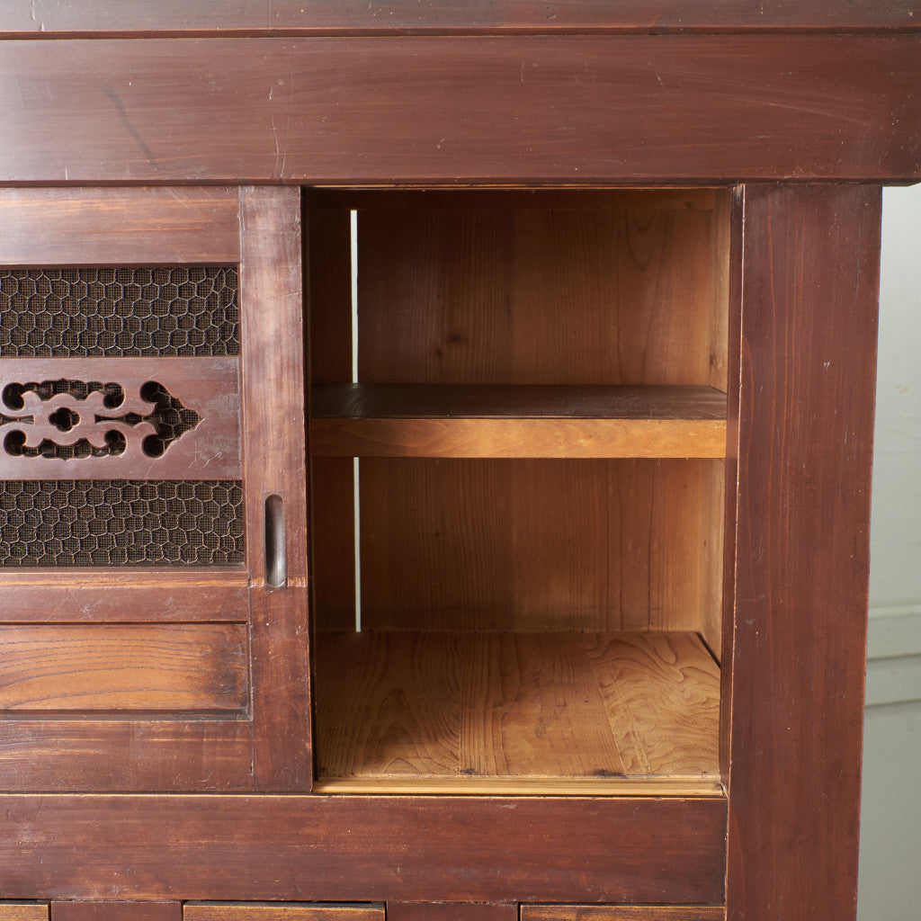 近江箪笥 欅材 水屋箪笥