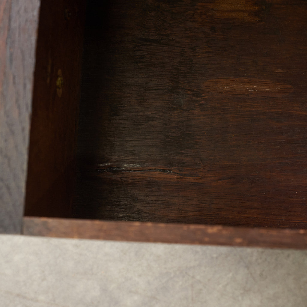 西欧アンティーク オーク 両袖デスク