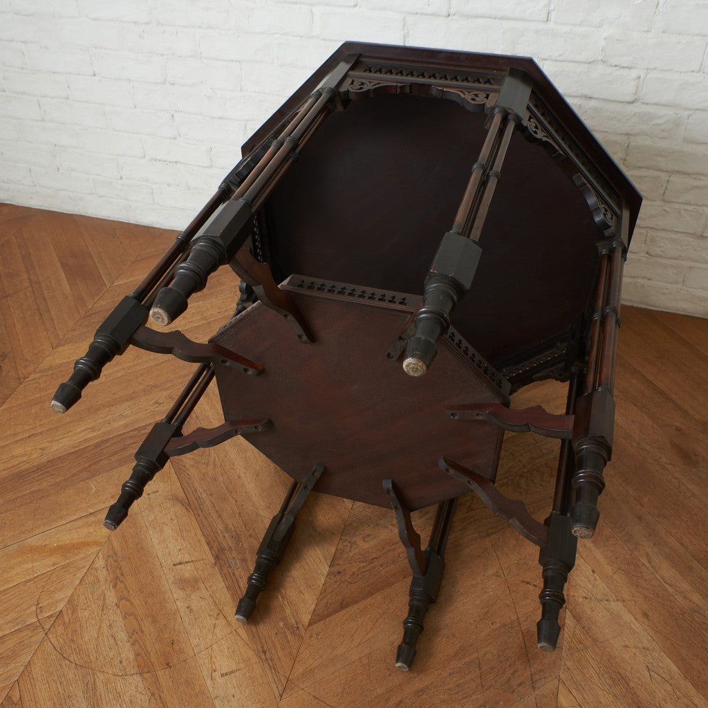 英国クラシック オクタゴン オケージョナルテーブル