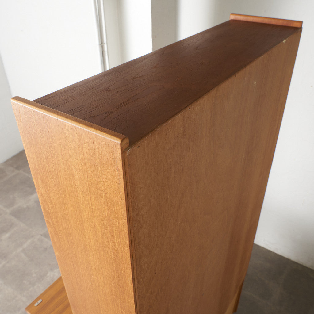 ヴィンテージ ビューロー付きブックケース