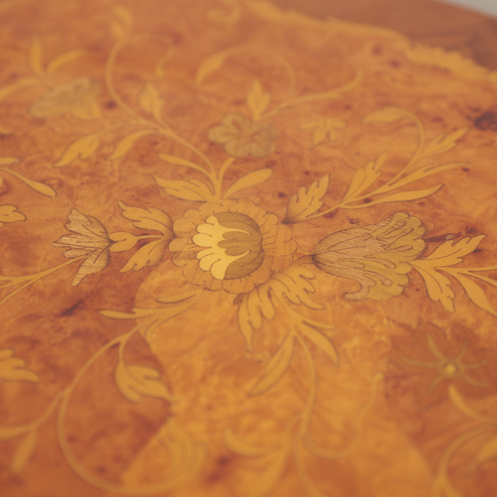 イタリア製 ミラー付き サイドテーブル