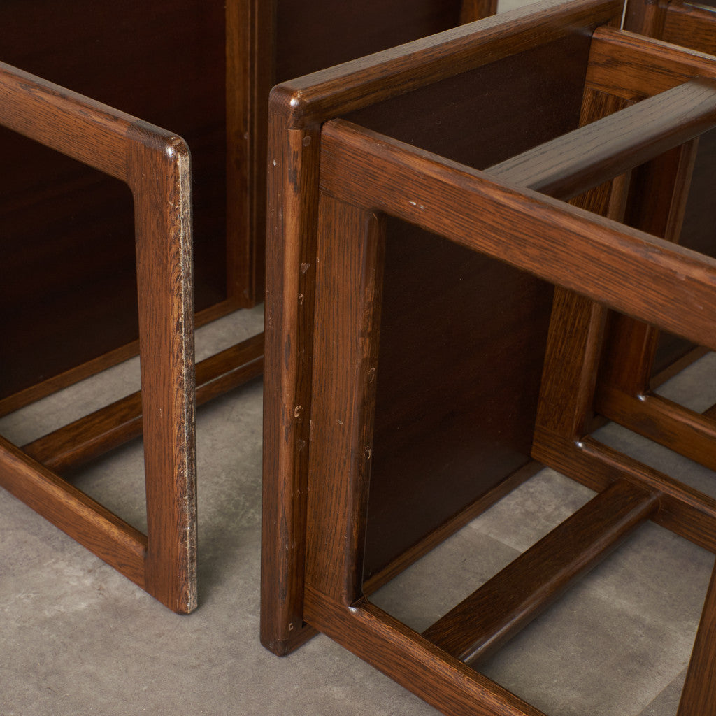 ヴィンテージ タイルトップ ネストテーブル