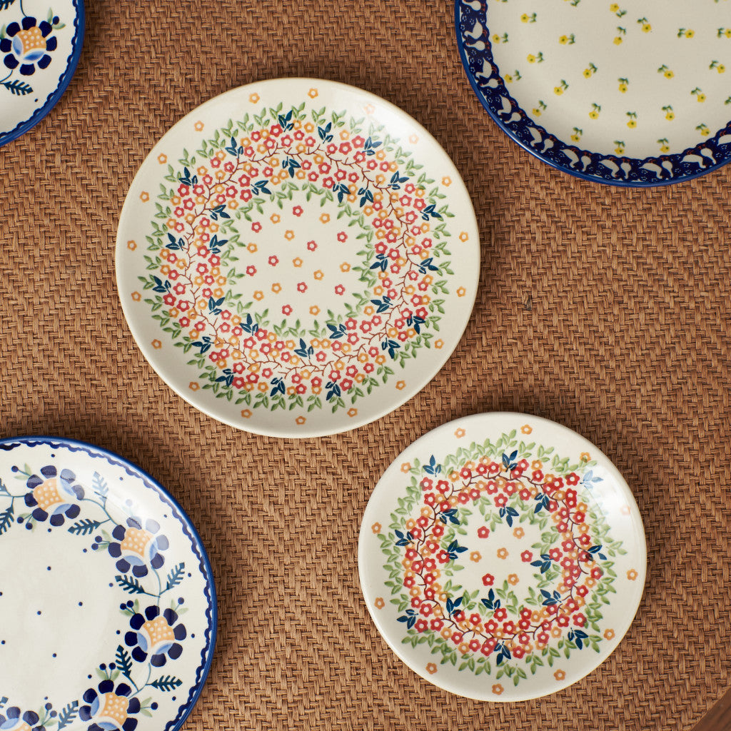 ポーリッシュポタリー プレート リース 22cm