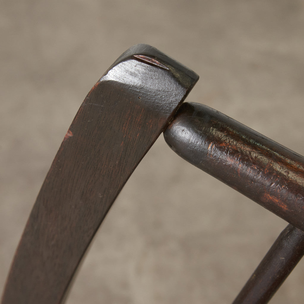 英国アンティーク ラッシュシート ロッキングチェア