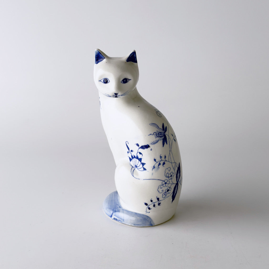 英国ヴィンテージ 猫のフィギュリン｜rocca rocca