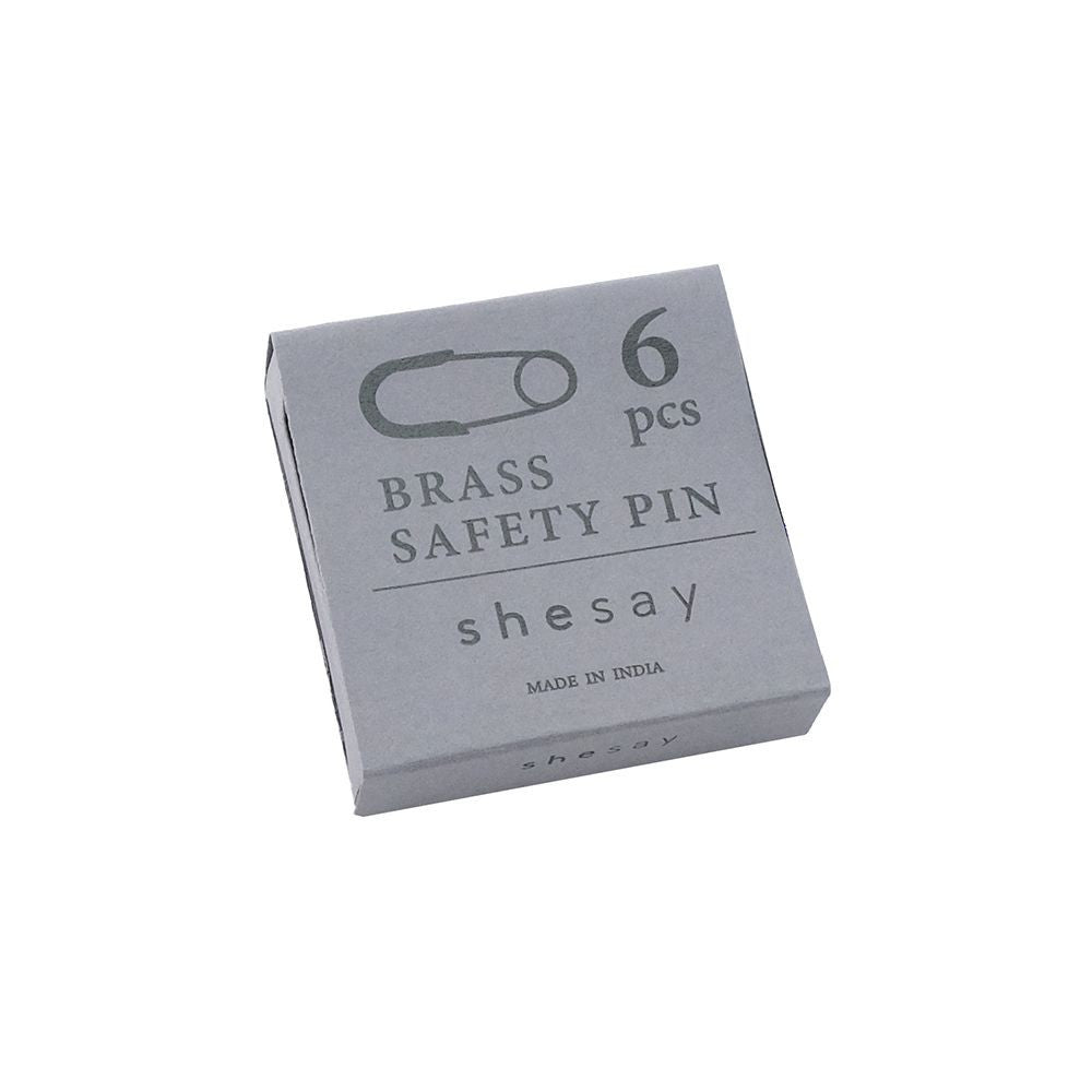 真鍮 セーフティピン 6個セット