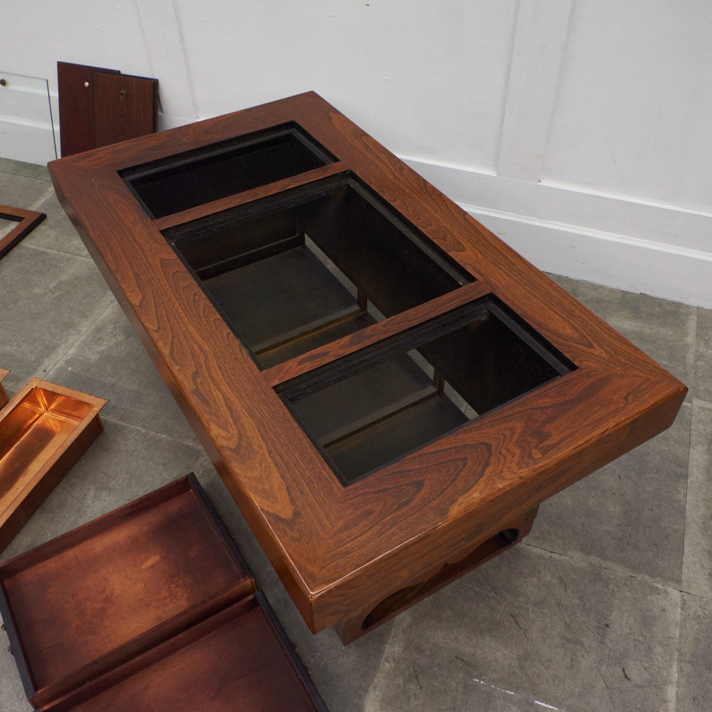 欅無垢材 関西火鉢テーブル