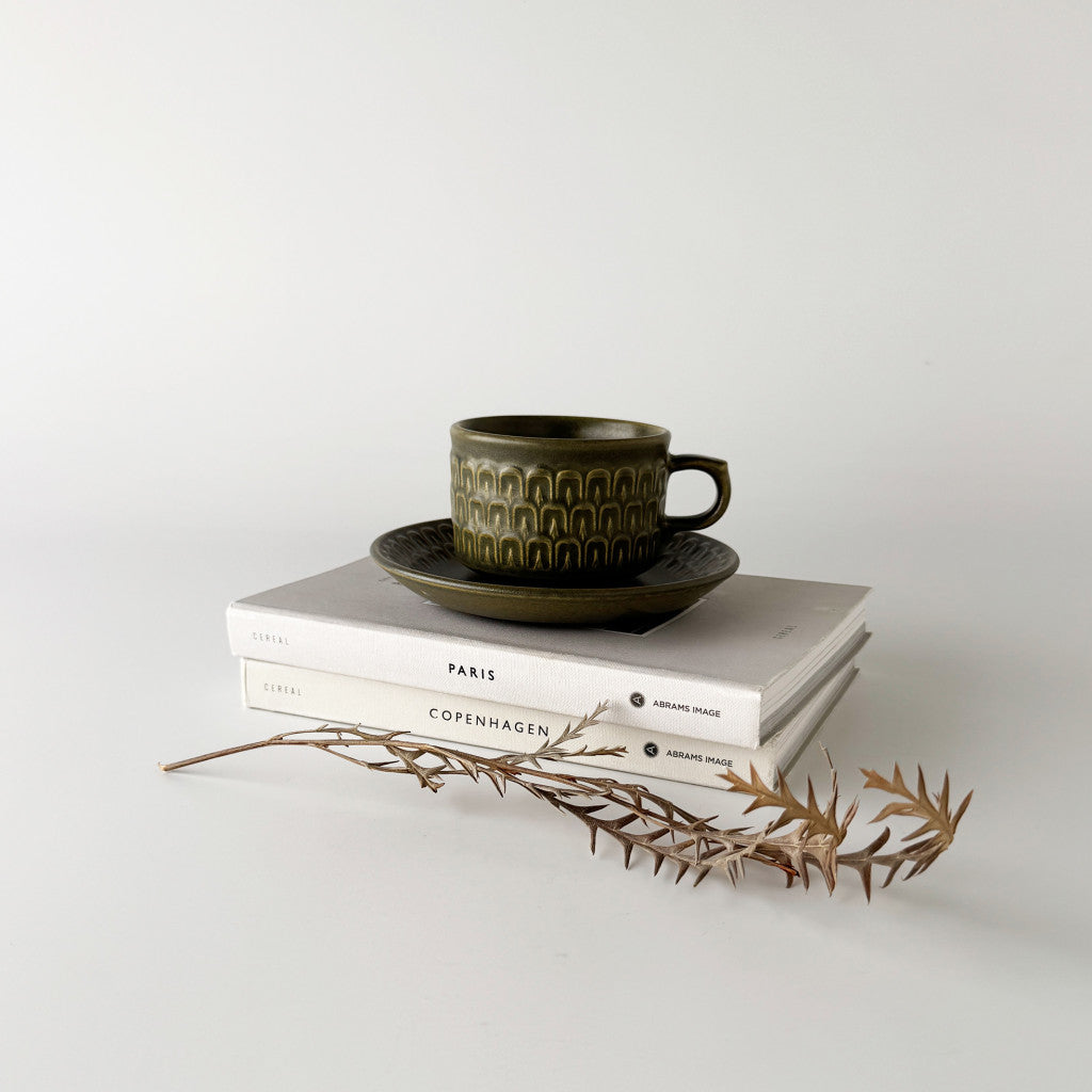 Pennine ペンニン カップ&ソーサー カンブリアグリーン