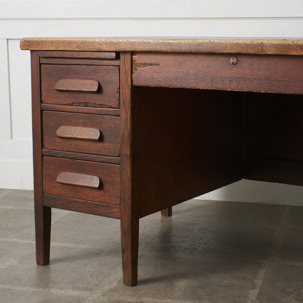 アメリカアンティーク 両袖デスク