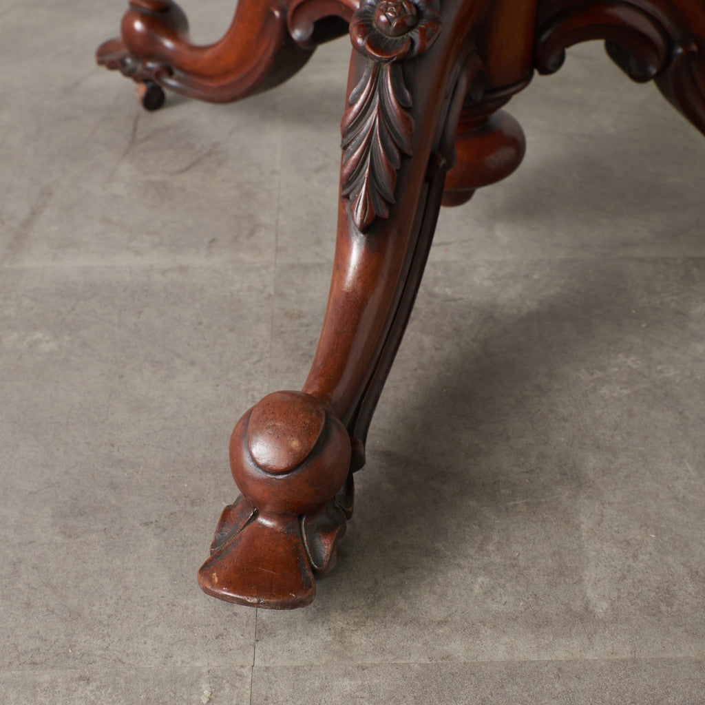 英国クラシック マホガニー材 フリップトップテーブル