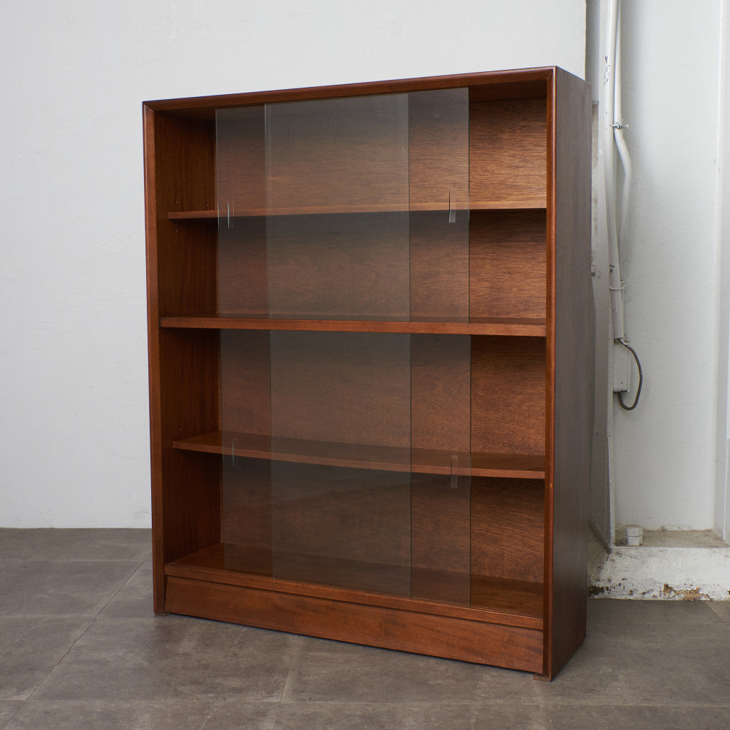 ヴィンテージ ガラスキャビネット