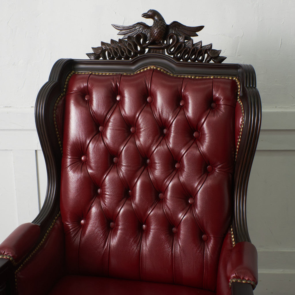 ウィングバック デスクチェア