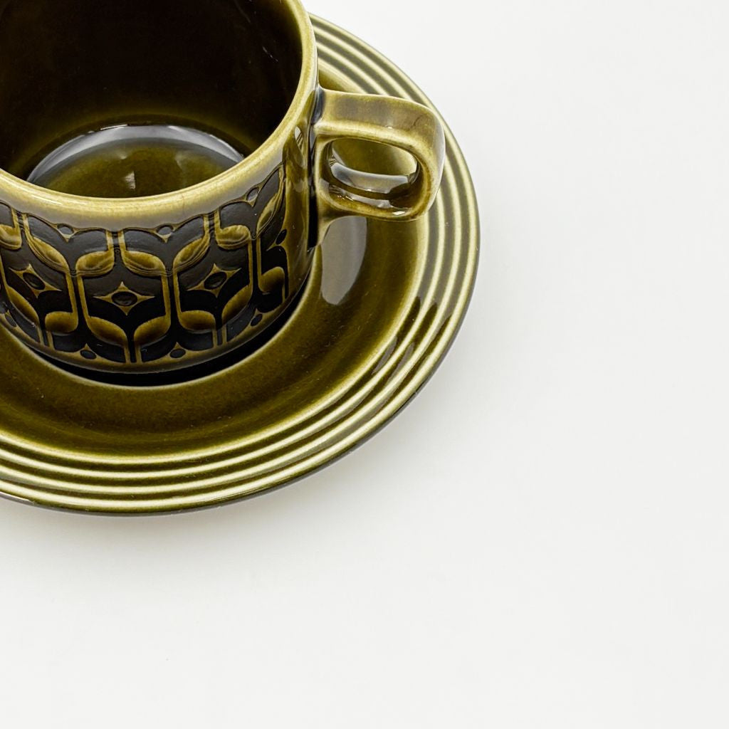 HEIRLOOM エアルーム カップ&ソーサー レクランドグリーン