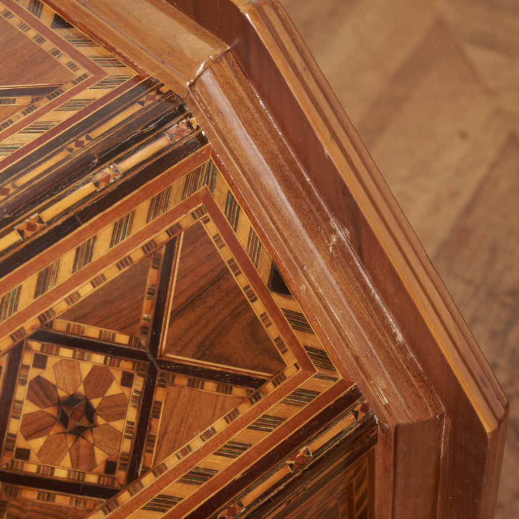 シリア製 寄木細工 サイドテーブル