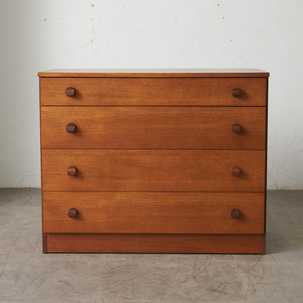 英国ヴィンテージ 4段チェスト