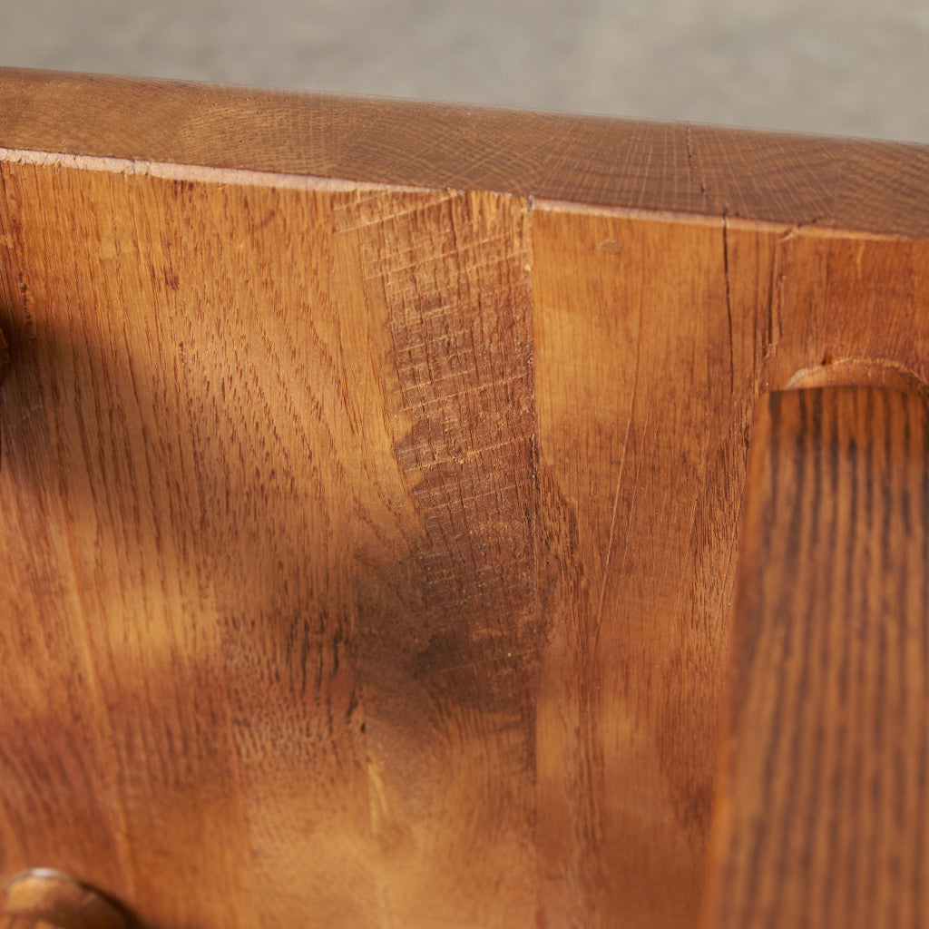 オランダ製 オーク無垢材 ネストテーブル