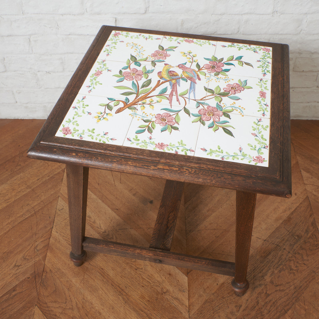 神戸洋家具 タイルトップ サイドテーブル｜rocca rocca