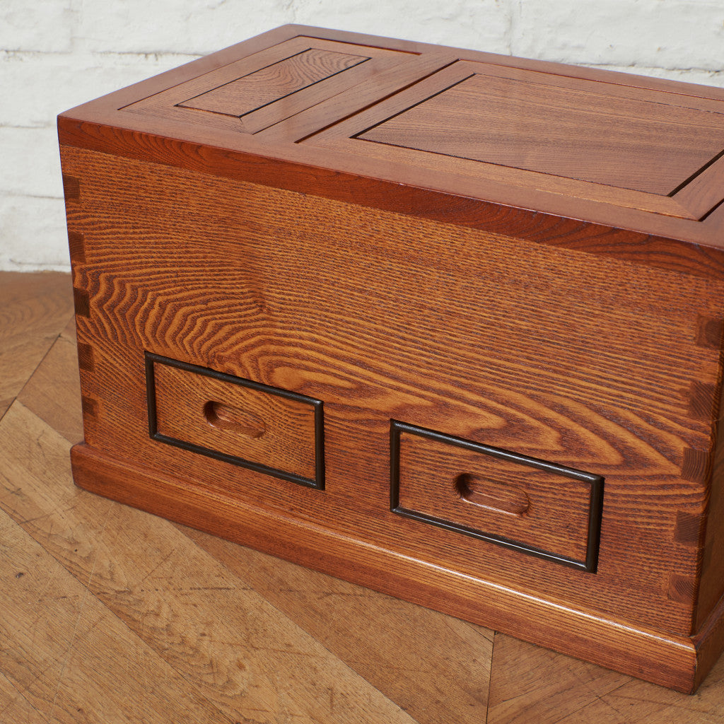 欅材関東長火鉢