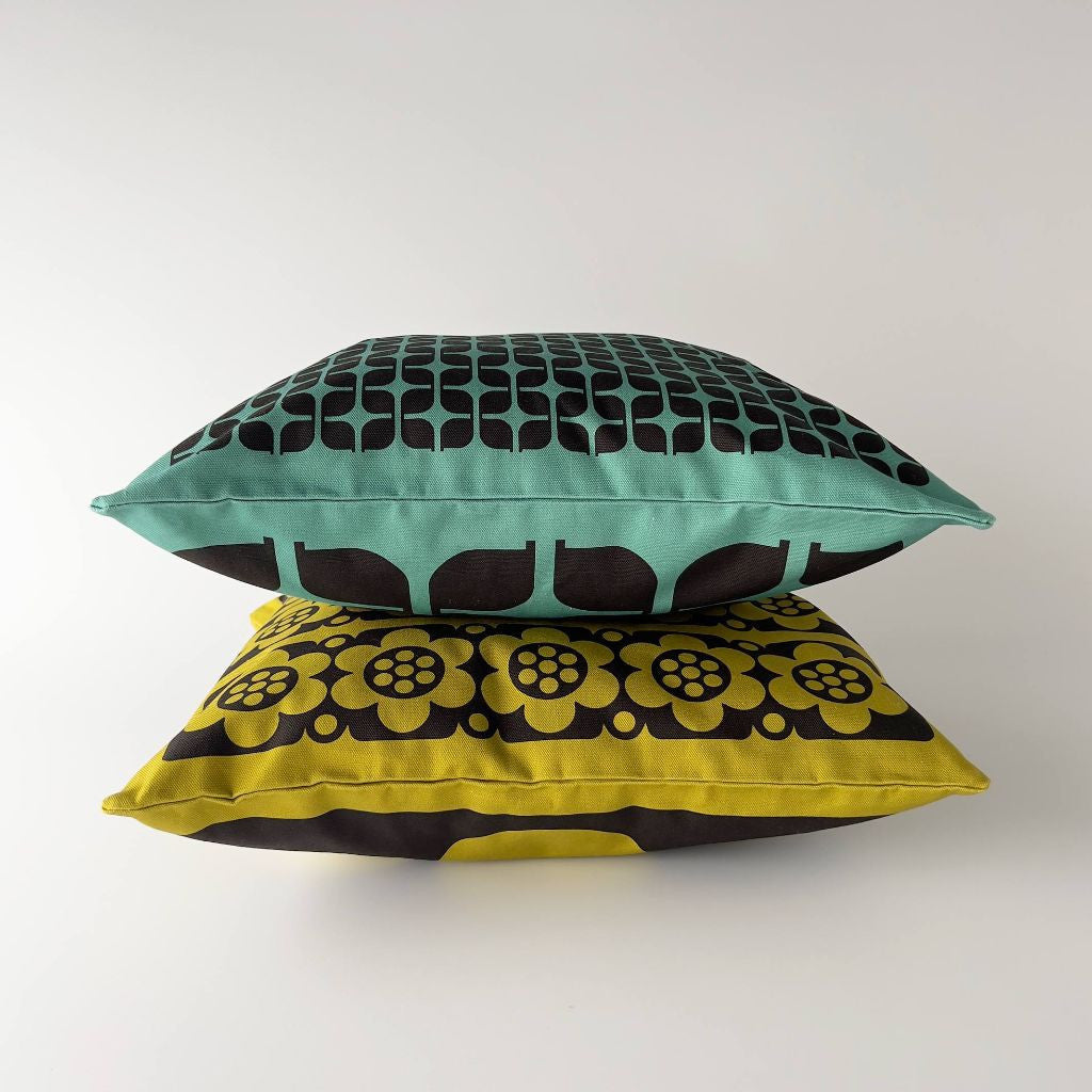 Hornsea クッション Link ティール ブルー