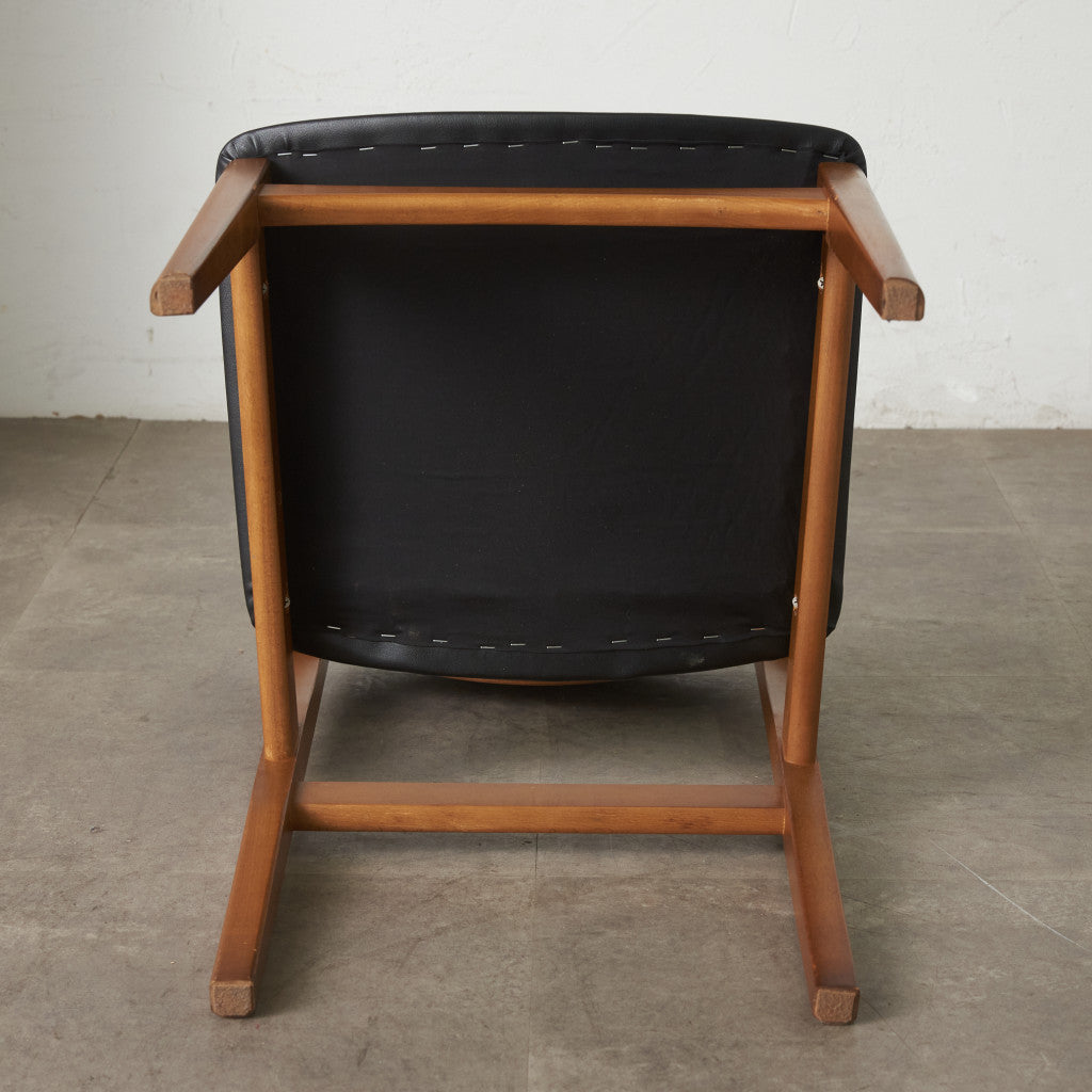 英国ヴィンテージ ダイニングチェア / 張替済