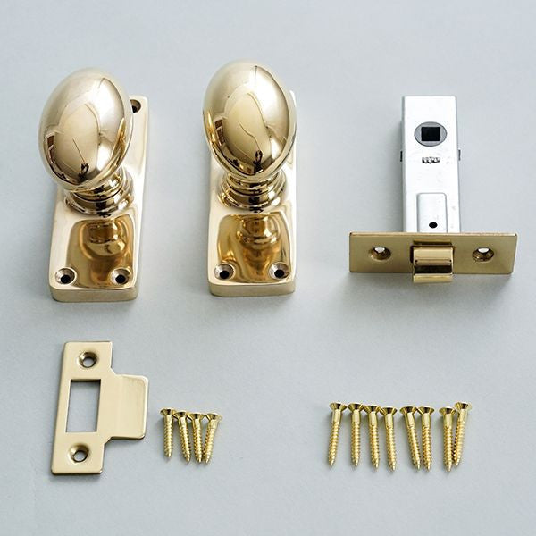 真鍮 ドアノブ オーバル