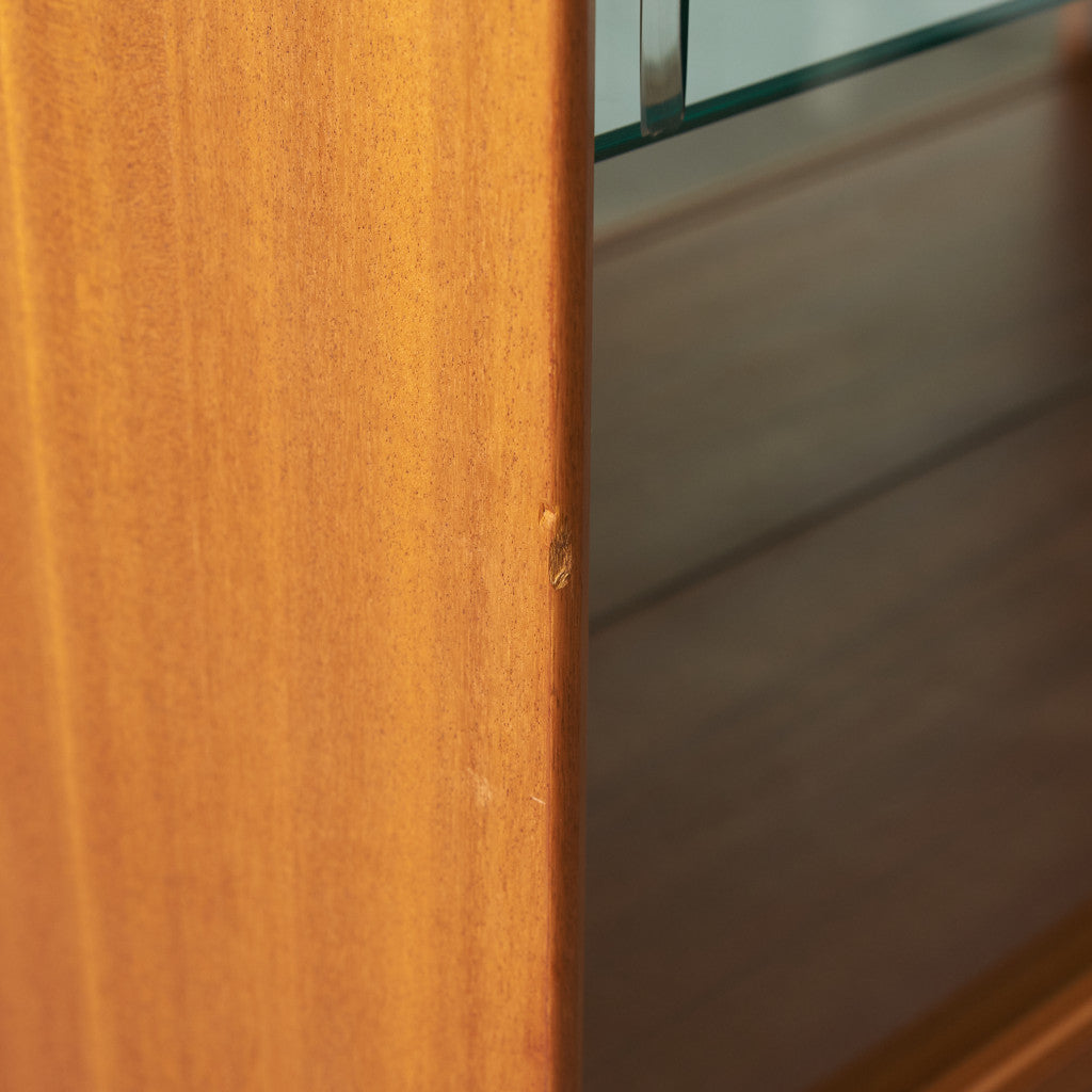 ヴィンテージ ガラスキャビネット