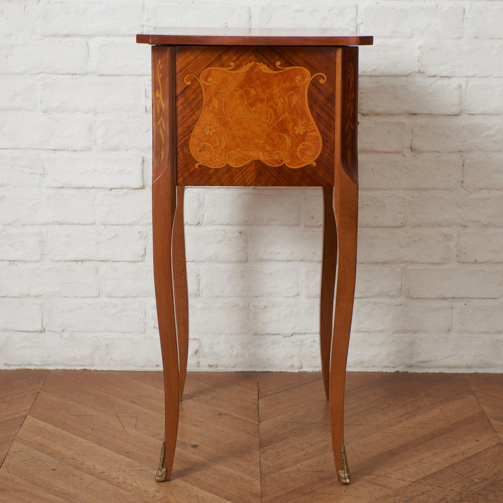 イタリア製 ミラー付き サイドテーブル