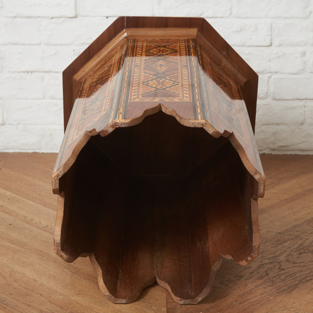 シリア製 寄木細工 サイドテーブル