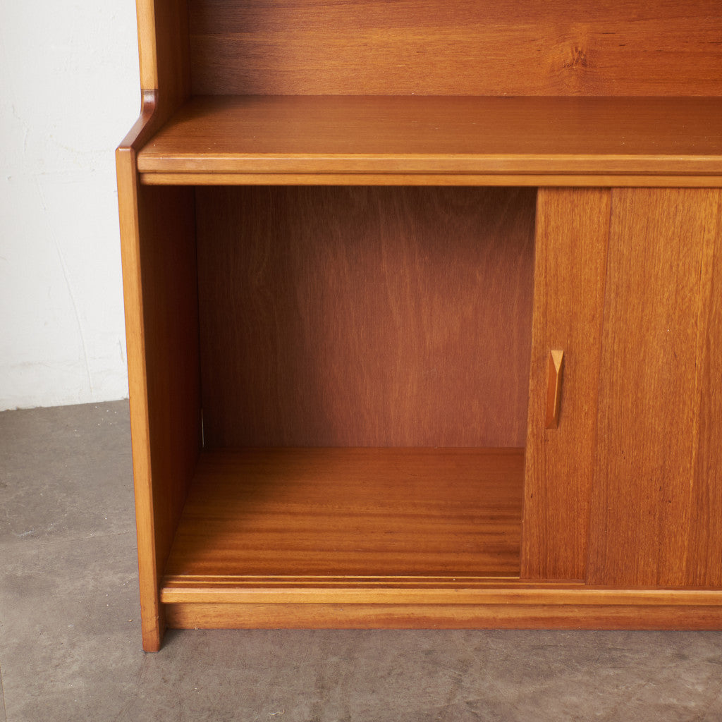 ヴィンテージ ビューロー付きブックケース