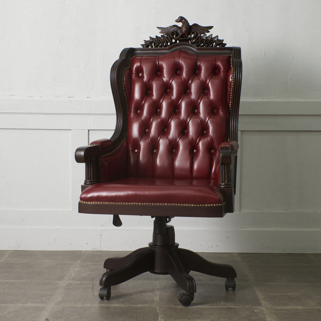 ウィングバック デスクチェア