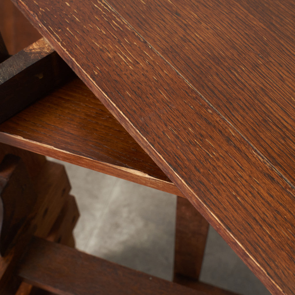 英国アンティーク ドローリーフ リフェクトリーテーブル