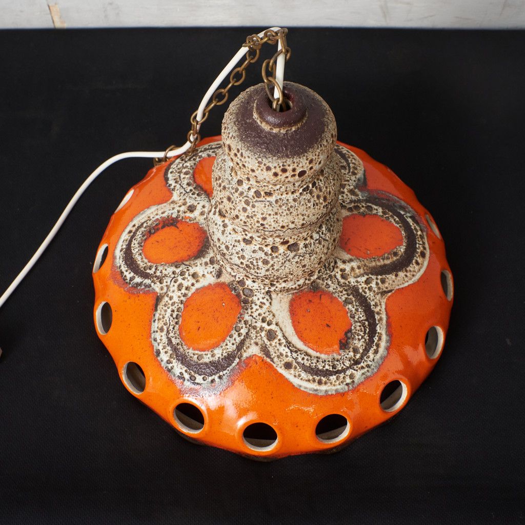 西ドイツヴィンテージ Fat lava ペンダントランプ|rocca rocca