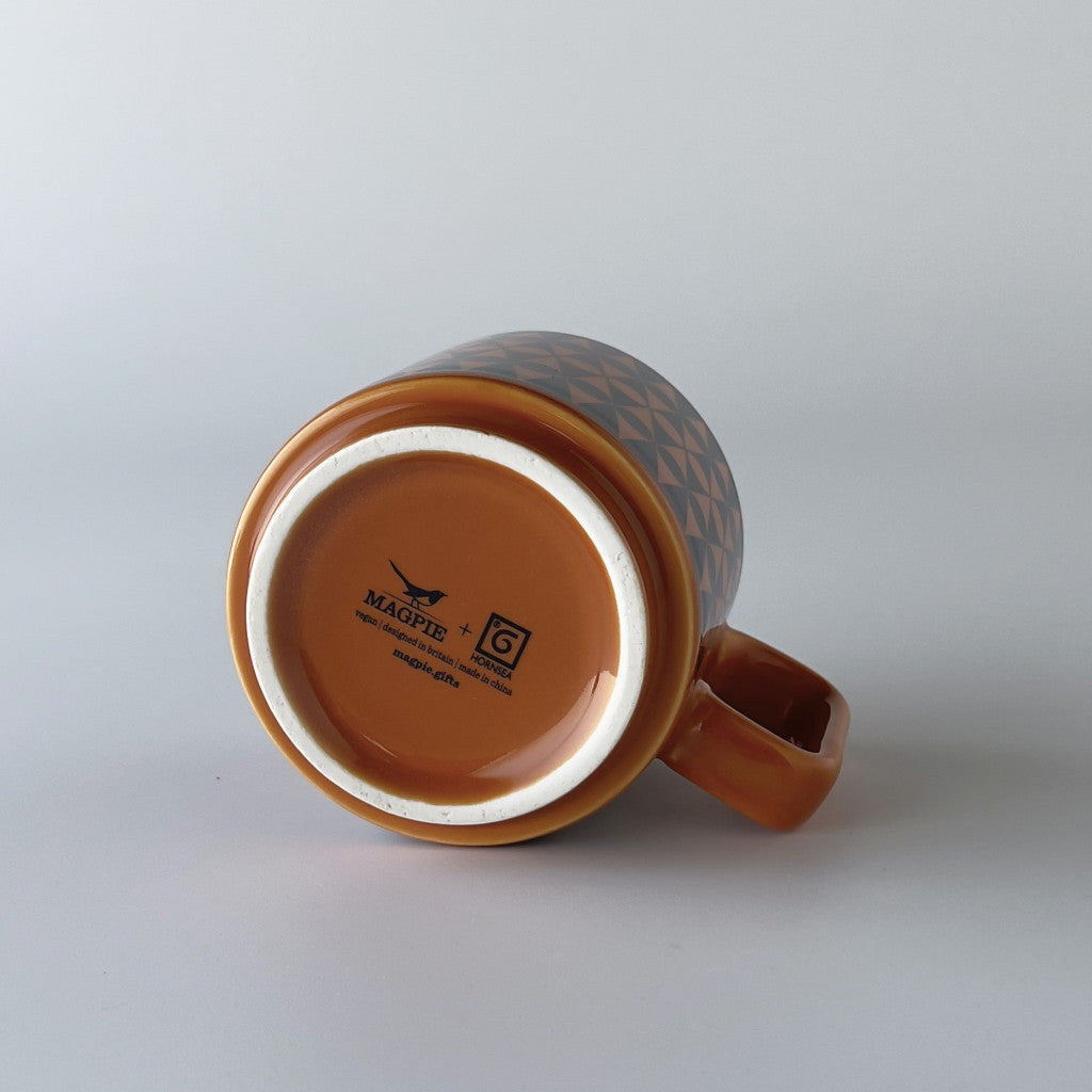 Hornsea x Magpie マグカップ Backgammon Orange