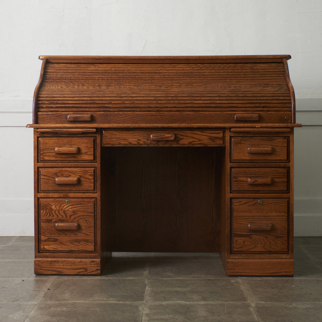 ヴィンテージ ロールトップデスク