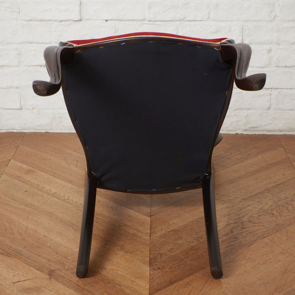 西洋クラシック バルーンバックチェア