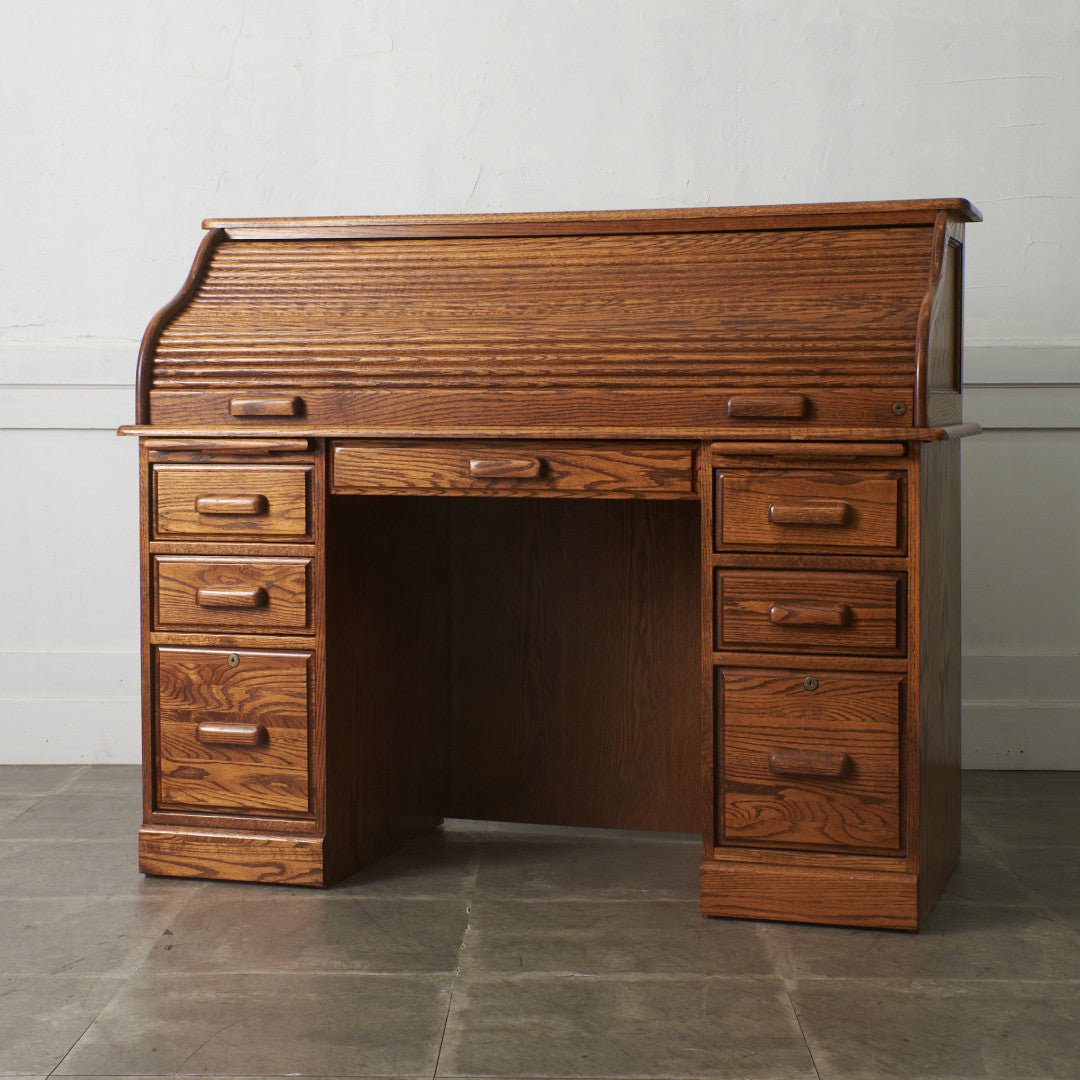 ヴィンテージ ロールトップデスク