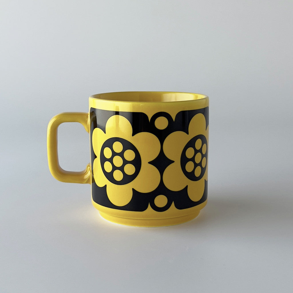 Hornsea x Magpie マグカップ Geo Flower Yellow