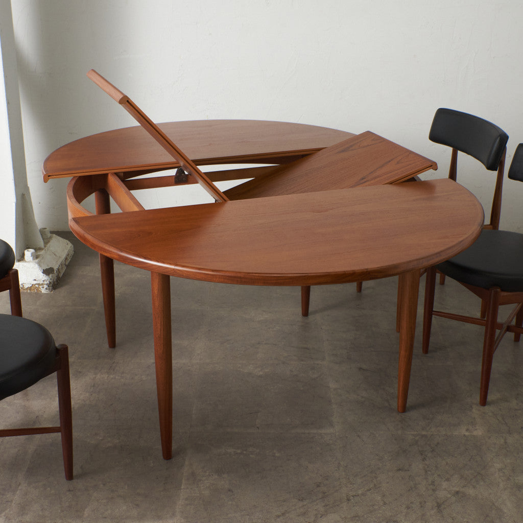 エクステンション ラウンドダイニングテーブル