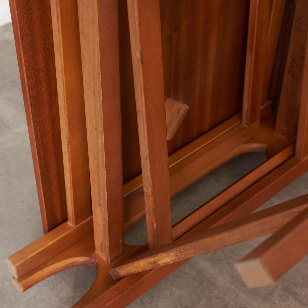 ドロップリーフゲートレッグテーブル